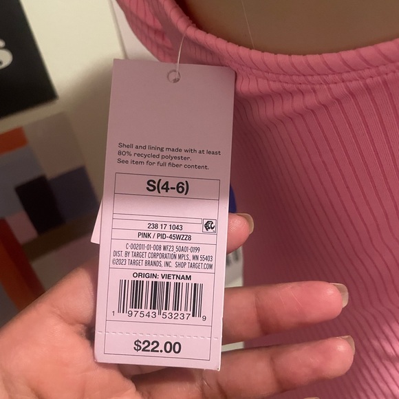 Wild Fable Pink Cutout Swimsuit - Picture 3 of 3